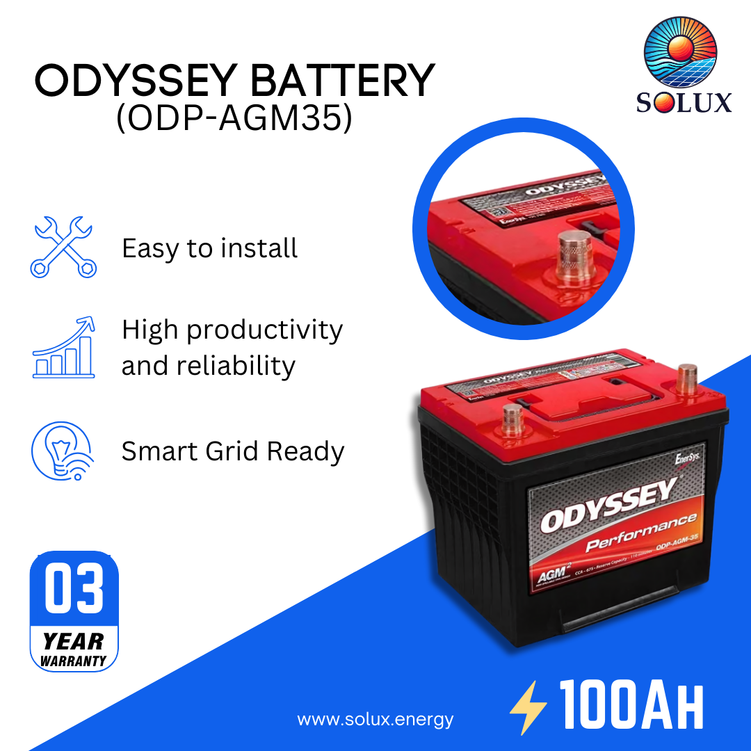 This is an image of Odyssey ODP-AGM35 12V Performance Battery